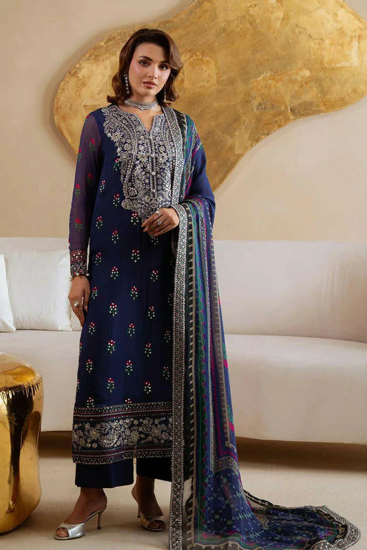 Nureh - Amaya Luxury Embroidered Chiffon Collection Vol 1 - AM-32 - Unstitched