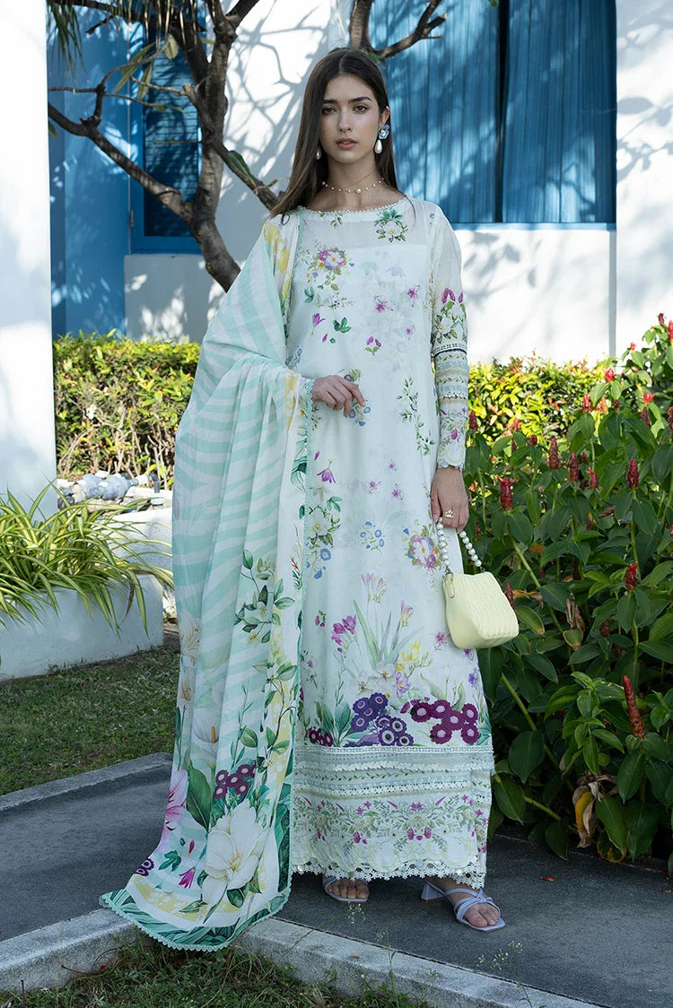 Elaf - Santorini Prints Collection - EPN-7B Moon Flower - Unstitched