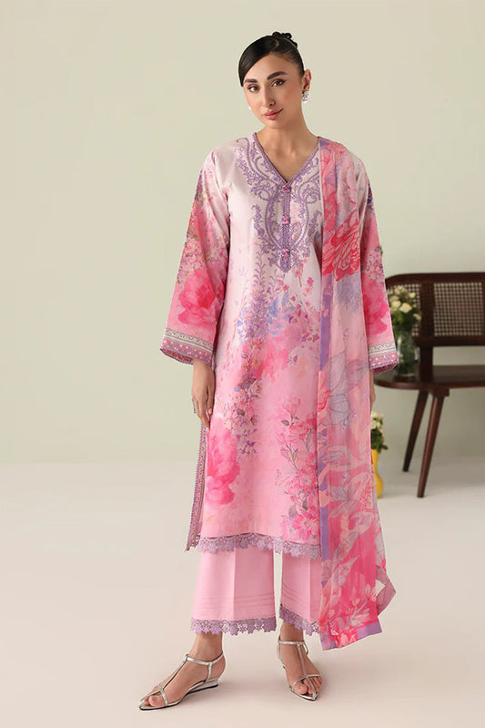 Roheenaz - Rosette Lawn Collection - 2A-Petal Whispers - Unstitched