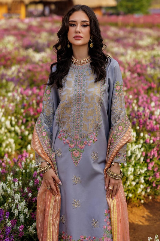 Charizma - Zauq Festive Lawn Jacquard Collection Vol 1 - CZ5-05 - Unstitched