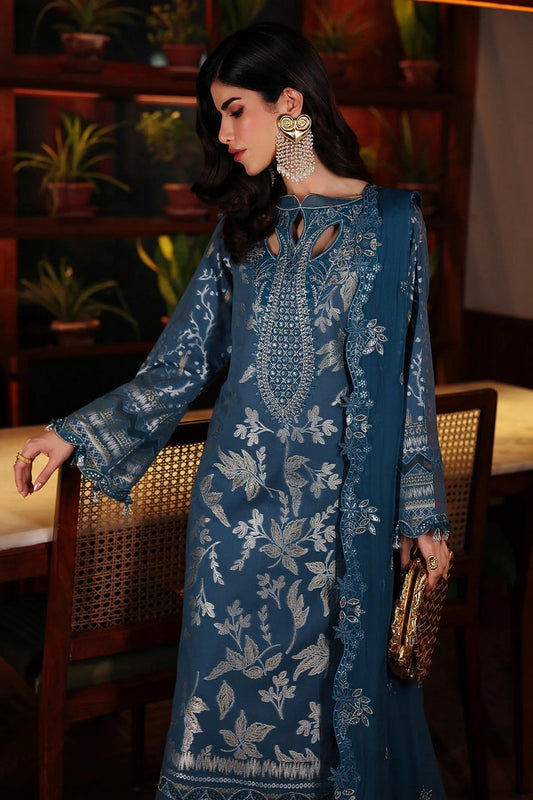 Nureh - Maya Embroidered Lawn Jacquard Collection Vol 1 - NE-223 - Unstitched