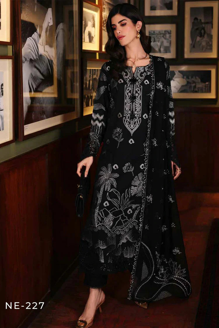 Nureh - Maya Embroidered Lawn Jacquard Collection Vol 1 - NE-227 - Unstitched