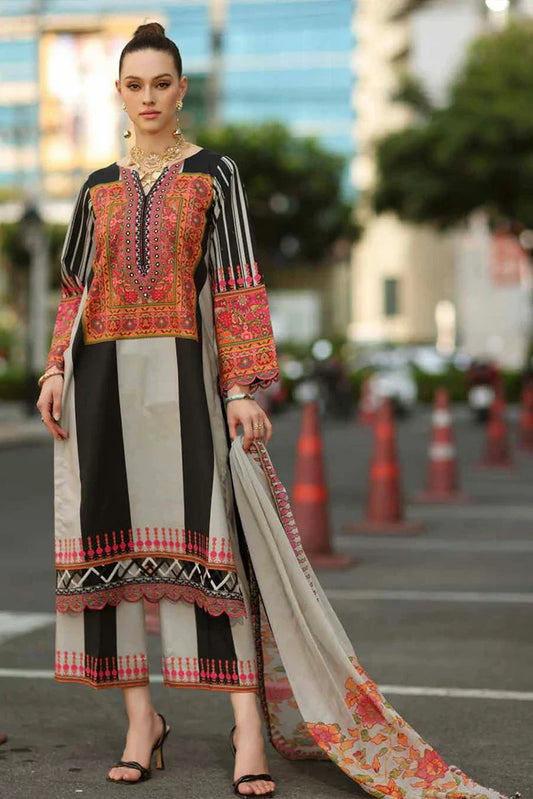 Charizma - Aghaz e Nou Embroidered Lawn Collection Vol 1 - AG6-06 - Unstitched