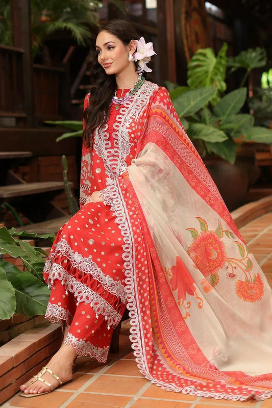 Charizma - Aniiq Embroidered Printed Lawn Collection Vol 2 - AN5-12 - Unstitched
