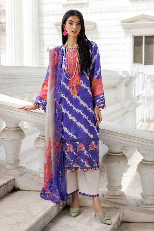 Charizma - Aghaaz e Nou Embroidered Lawn Collection Vol 1 - AG6-01 - Unstitched