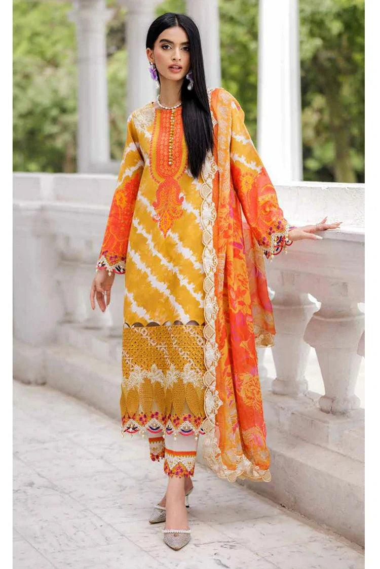 Charizma - Aghaaz e Nou Embroidered Lawn Collection Vol 1 - AG6-06 - Unstitched