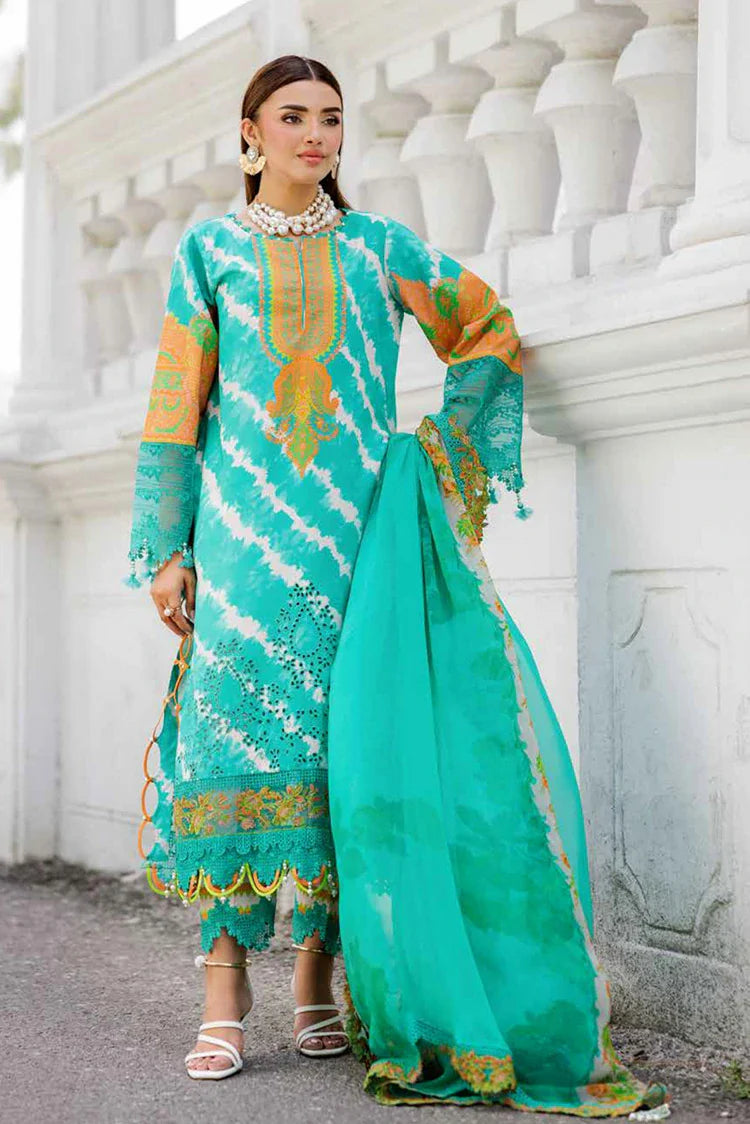 Charizma - Aghaaz e Nou Embroidered Lawn Collection Vol 1 - AG6-07 - Unstitched