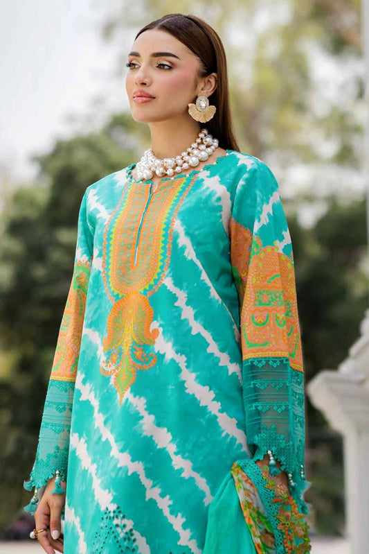 Charizma - Aghaaz e Nou Embroidered Lawn Collection Vol 1 - AG6-07 - Unstitched