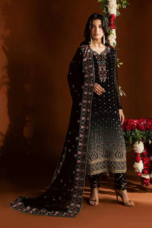 Nureh - Mukeshkari Embroidered Mukesh Chiffon Collection Vol 1 - MK-24 - Unstitched