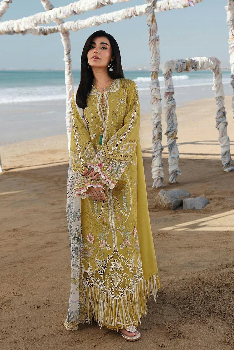 Qalamkar - Sahil Luxury Lawn Collection - SA-07 Hira - Unstitched