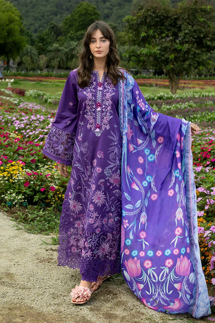 Mushq - Hemline The Secret Garden - 2B-Lily Veil - Unstitched