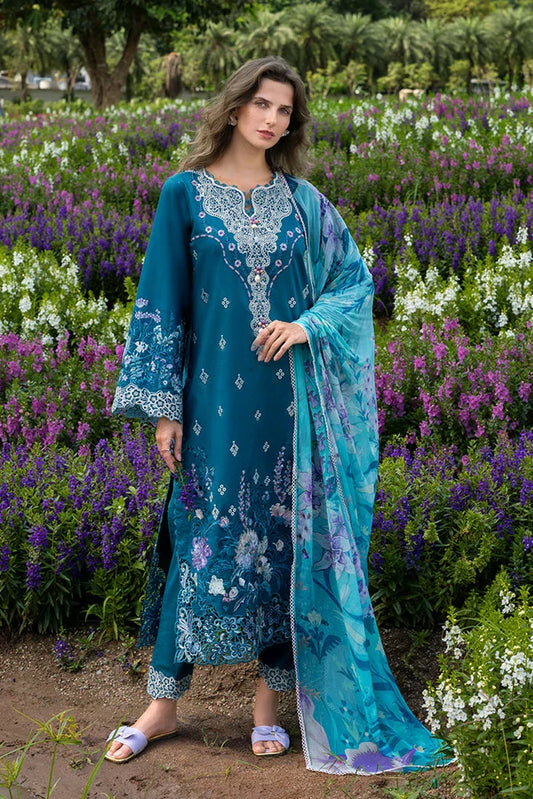 Mushq - Hemline The Secret Garden - 5B-Emerald Fern - Unstitched