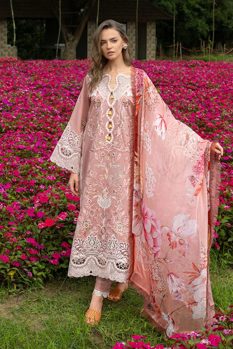 Mushq - Hemline The Secret Garden - 6A-Peach Blossom - Unstitched