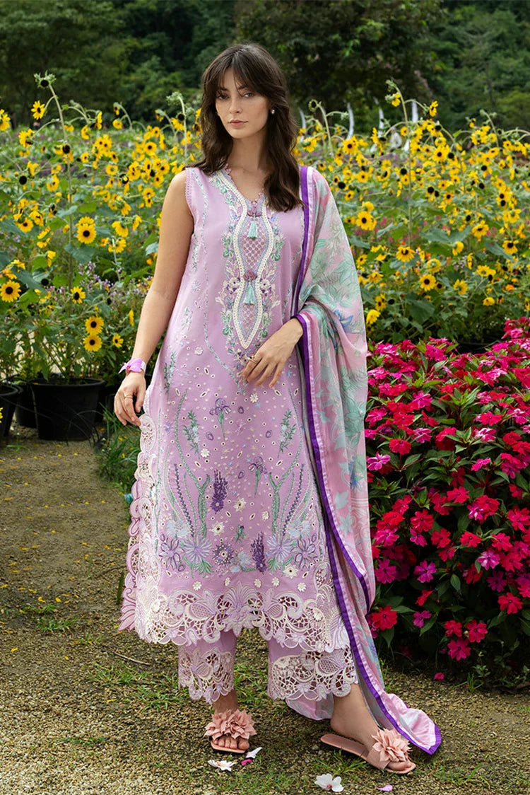 Mushq - Hemline The Secret Garden - 8B-Peony Glow - Unstitched