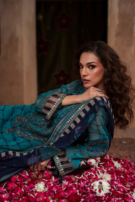 Charizma - Vasal Luxury Chiffon Festive Edit Vol 1 - VSL6-05 - Unstitched