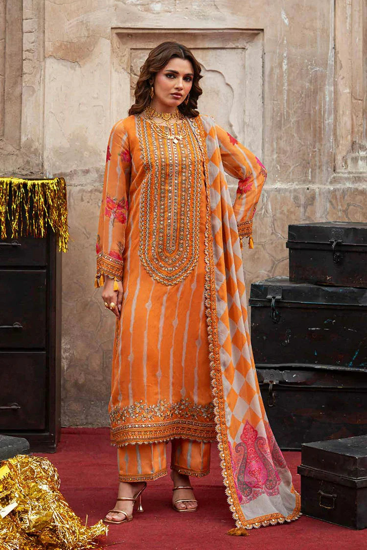 Charizma - Vasal Luxury Chiffon Festive Edit Vol 1 - VSL6-08 - Unstitched