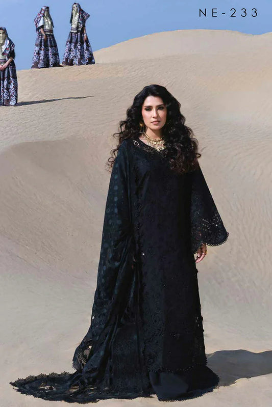 Nureh - Aman Luxury Lawn Collection - NE-233 - Unstitched