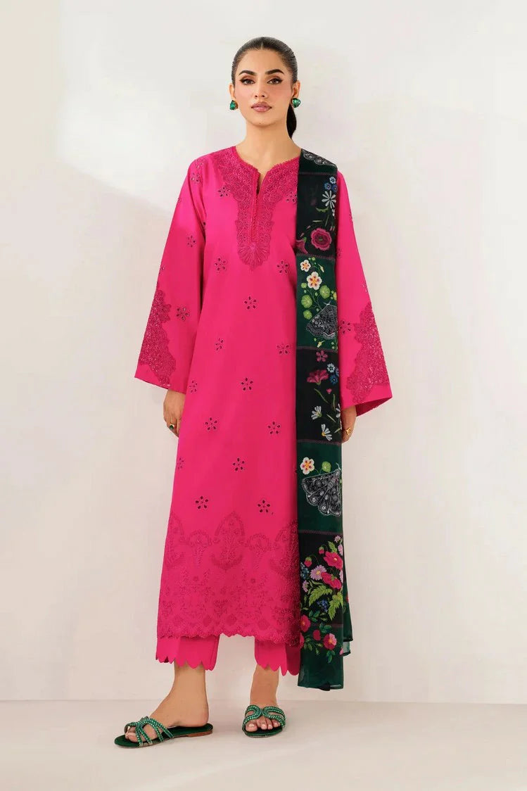Xenia - L Essence Summer Lawn Collection - D-05-CRIMZA - Unstitched