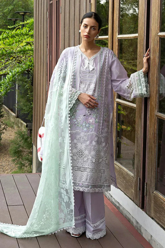 Esmel - Mon Tresor Luxe Lawn Collection - 103-Lila - Unstitched