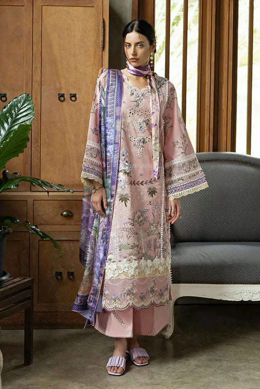 Esmel - Mon Tresor Luxe Lawn Collection - 104-Rosy - Unstitched