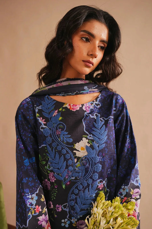 Asifa & Nabeel - Meraki Spring Summer - Indigo Craft MSSL-04 - Unstitched