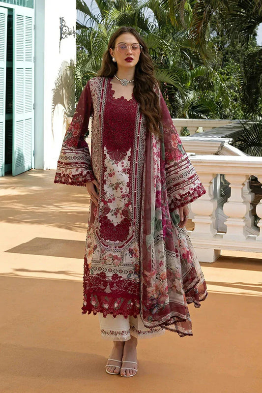 Elaf - Signature Florals Whispers Collection - ESA-2B RUBY LADY - Unstitched