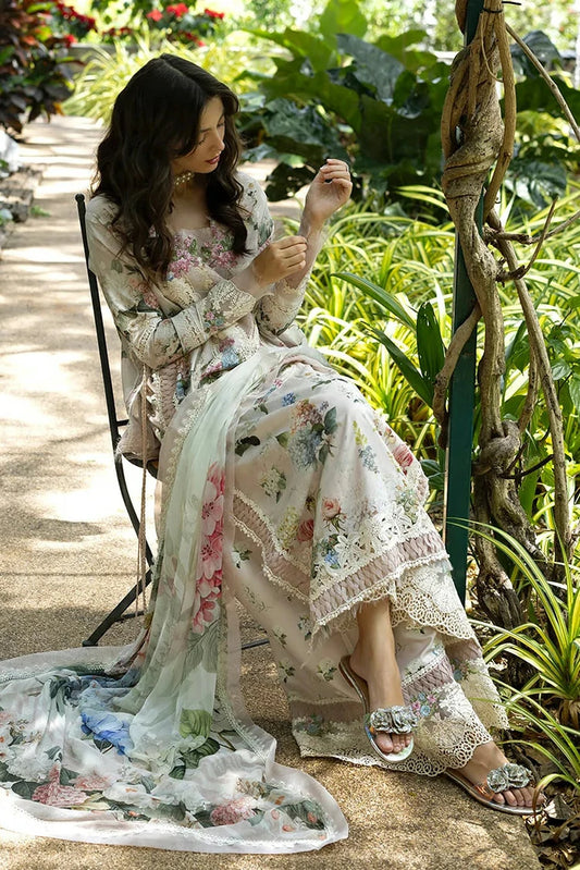 Elaf - Signature Florals Whispers Collection - ESA-4A TUSCAN FAIRY - Unstitched