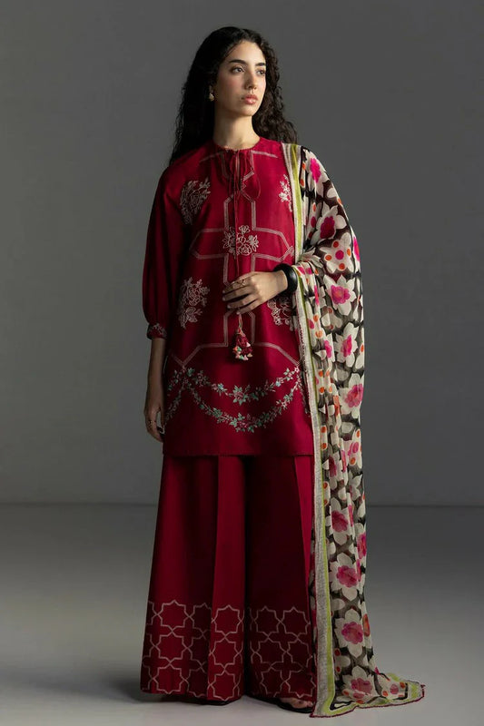 Zara Shahjahan - Coco Lawn Edit 1 - Rivae-1B - Unstitched