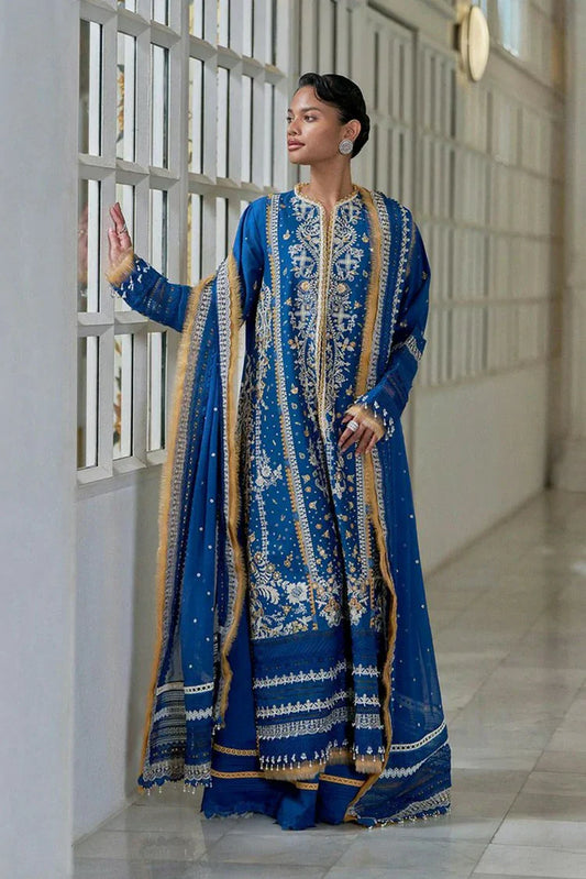 Sobia Nazir - Luxury Lawn Luxe Eid Edit - Design-8A - Unstitched