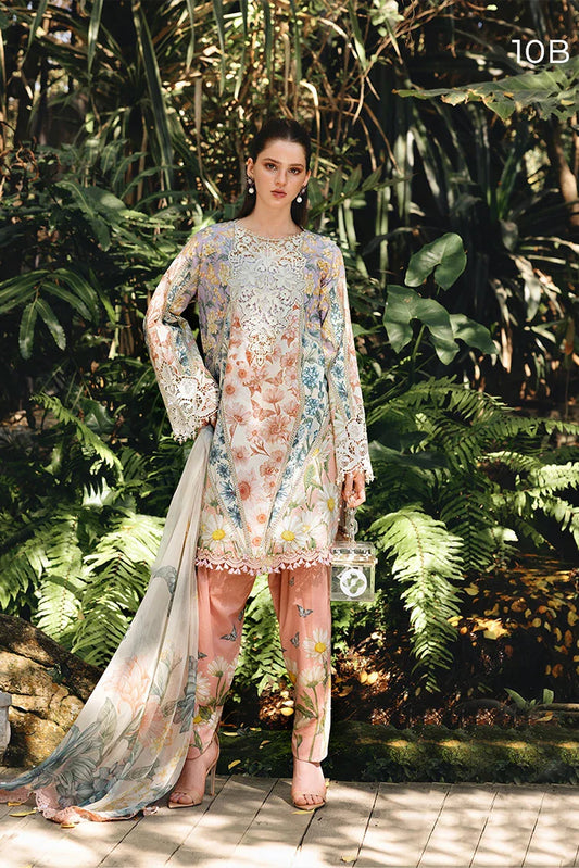 Maria B - Safari Scape M Prints Summer Collection - Design-10B - Unstitched