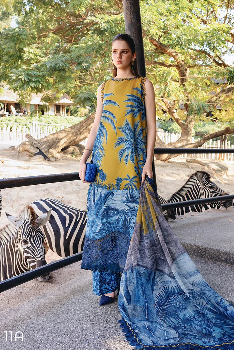 Maria B - Safari Scape M Prints Summer Collection - Design-11A - Unstitched