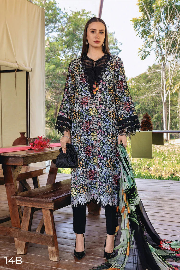 Maria B - Safari Scape M Prints Summer Collection - Design-14B - Unstitched