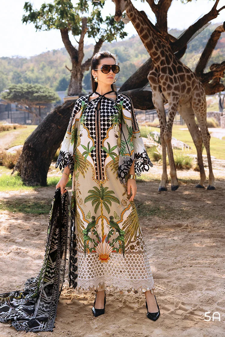 Maria B - Safari Scape M Prints Summer Collection - Design-5A - Unstitched