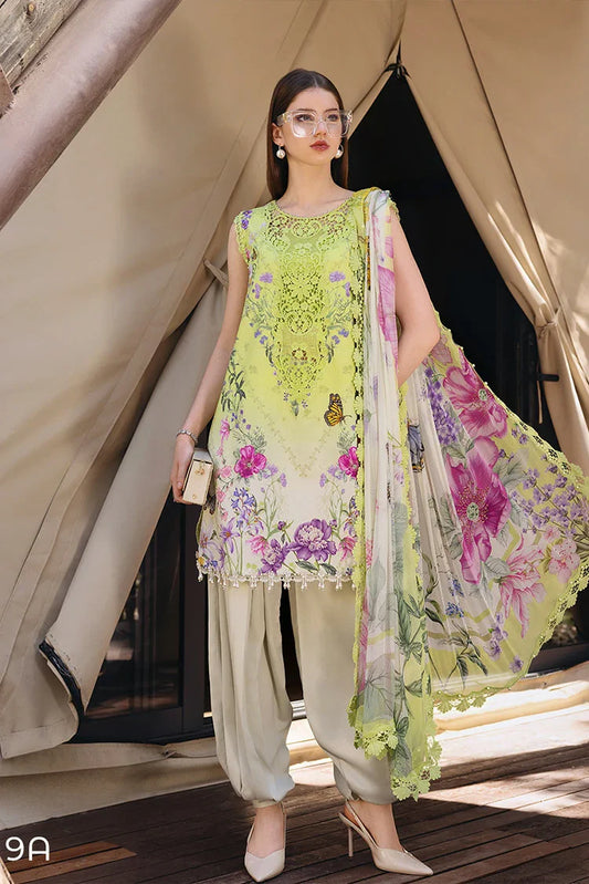 Maria B - Safari Scape M Prints Summer Collection - Design-9A - Unstitched