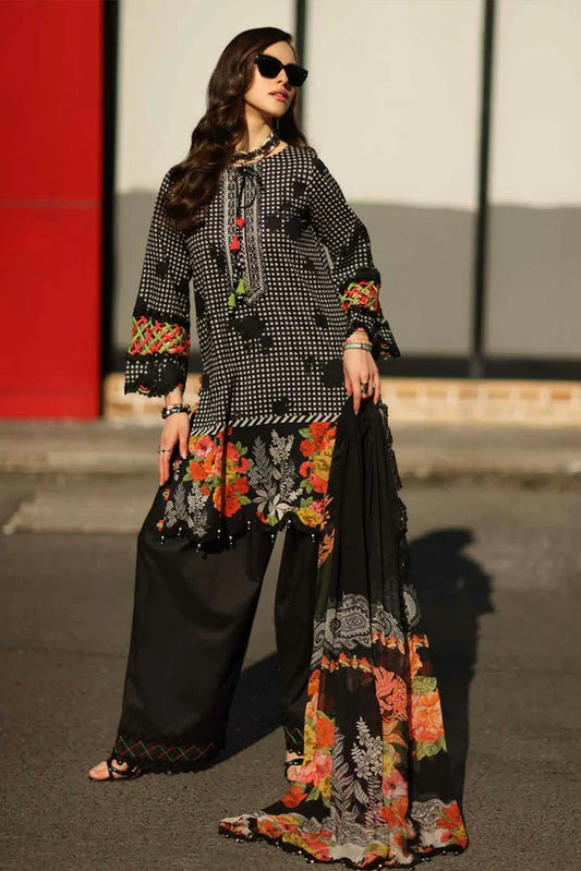 Charizma - Combination Embroidered Lawn Collection Vol 1 - CC6-02 - Unstitched