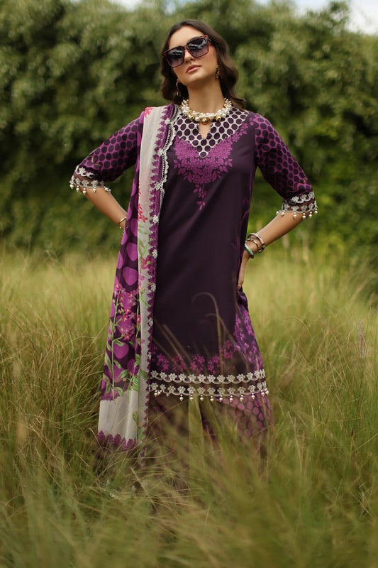 Charizma - Combination Embroidered Lawn Collection Vol 1 - CC6-05 - Unstitched