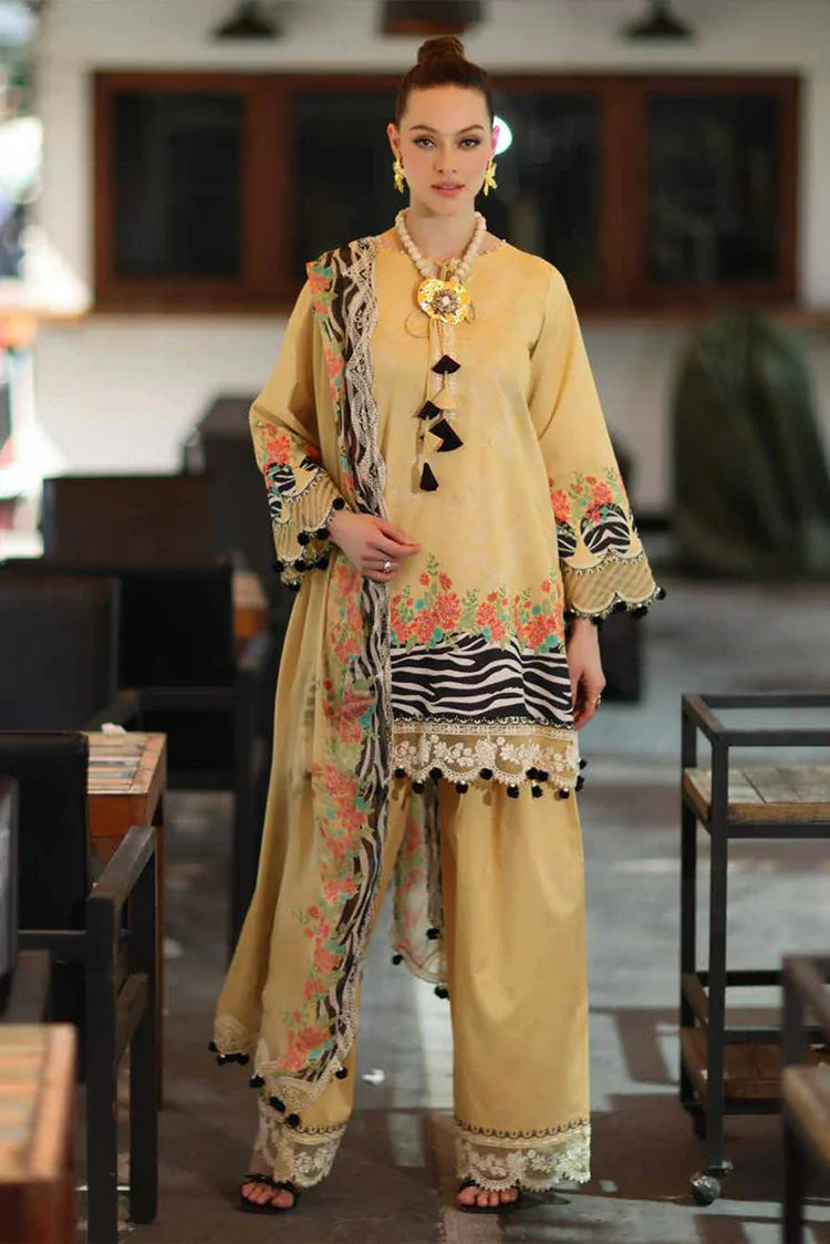Charizma - Combination Embroidered Lawn Collection Vol 1 - CC6-06 - Unstitched
