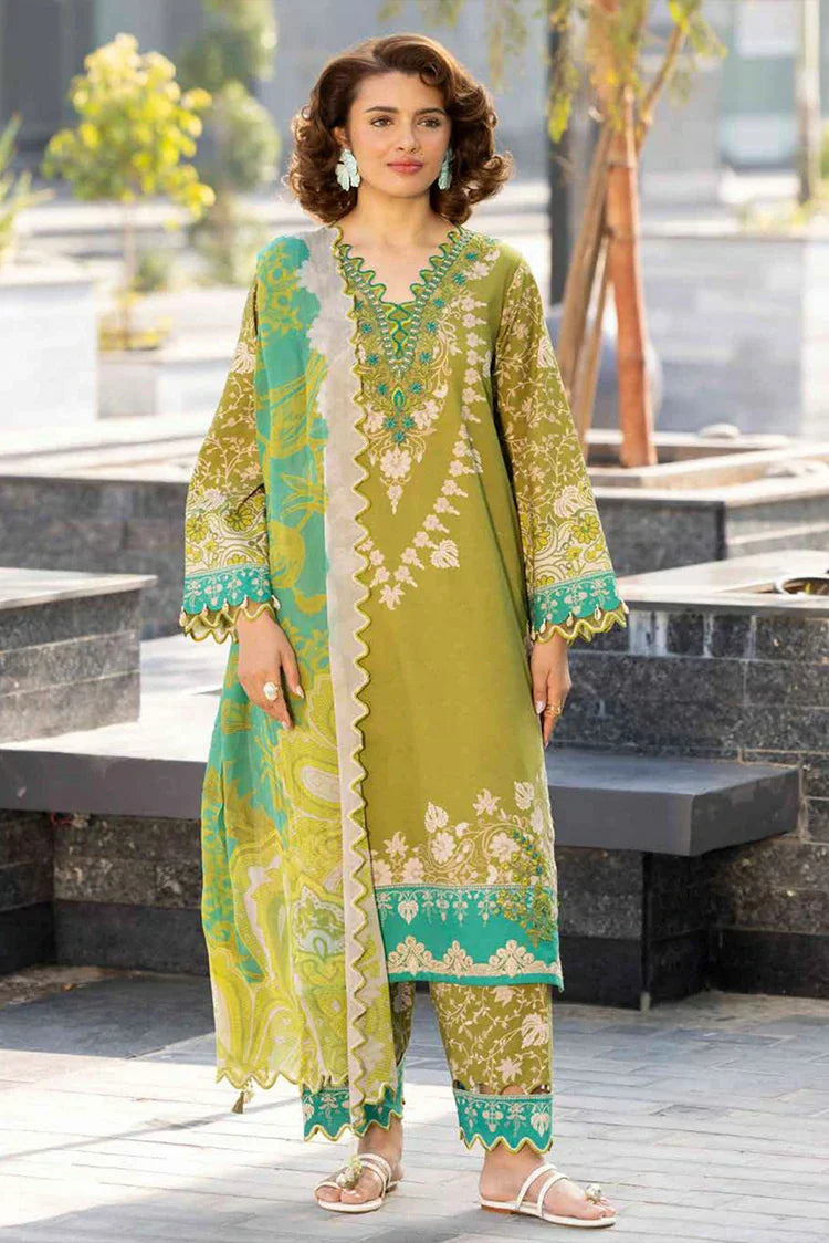 Charizma - Combination Embroidered Lawn Collection Vol 1 - CC6-07 - Unstitched