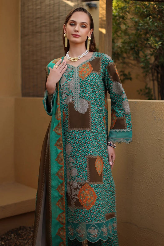 Charizma - Combination Embroidered Lawn Collection Vol 1 - CC6-09 - Unstitched