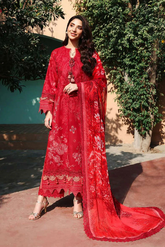 Roheenaz - Summer Reverie Luxury Lawn Collection - 01-Opaline - Unstitched