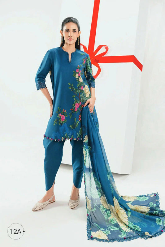Maria B - M Basics Spring Summer Edition Vol 1 - Design-12A - Unstitched