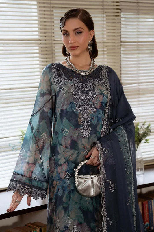 Nureh - Maya Embroidered Swiss Lawn Collection Vol 1 - NS-162 - Unstitched