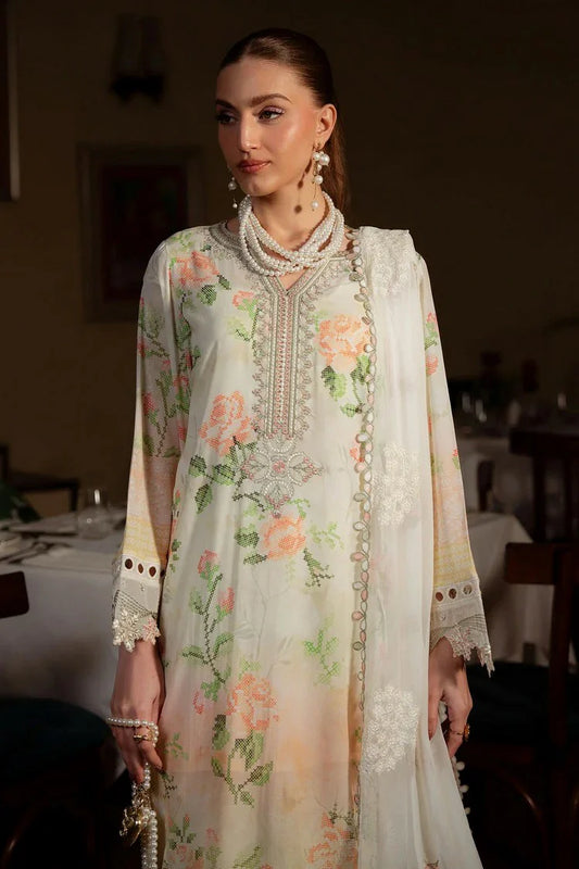 Nureh - Maya Embroidered Swiss Lawn Collection Vol 1 - NS-163 - Unstitched