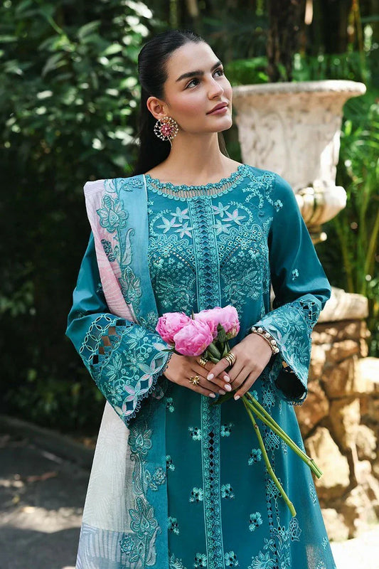 Qalamkar - Qline Lawn Drop 1 - RP-03 SAPPHIRE - Unstitched