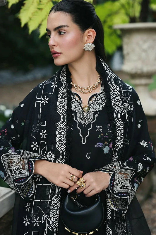 Qalamkar - Qline Lawn Drop 1 - RP-07 OBSIDIAN - Unstitched