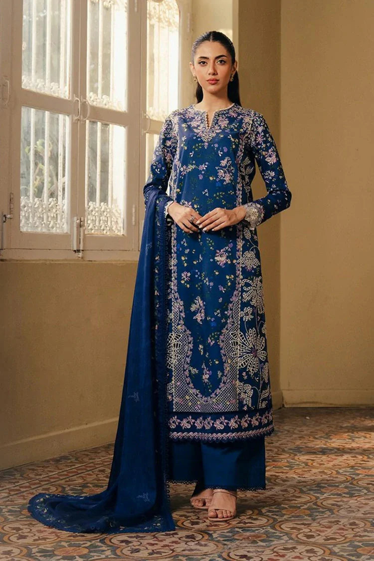 Afrozeh - Daybreak Summer Lawn Collection - 1141-Duskmelt - Unstitched