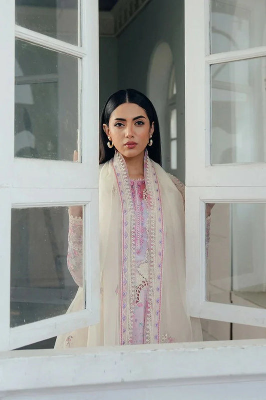 Afrozeh - Daybreak Summer Lawn Collection - 1142-Skydust - Unstitched