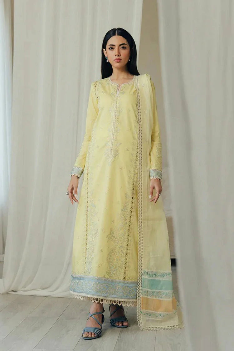 Afrozeh - Daybreak Summer Lawn Collection - 1146-Dayglow - Unstitched