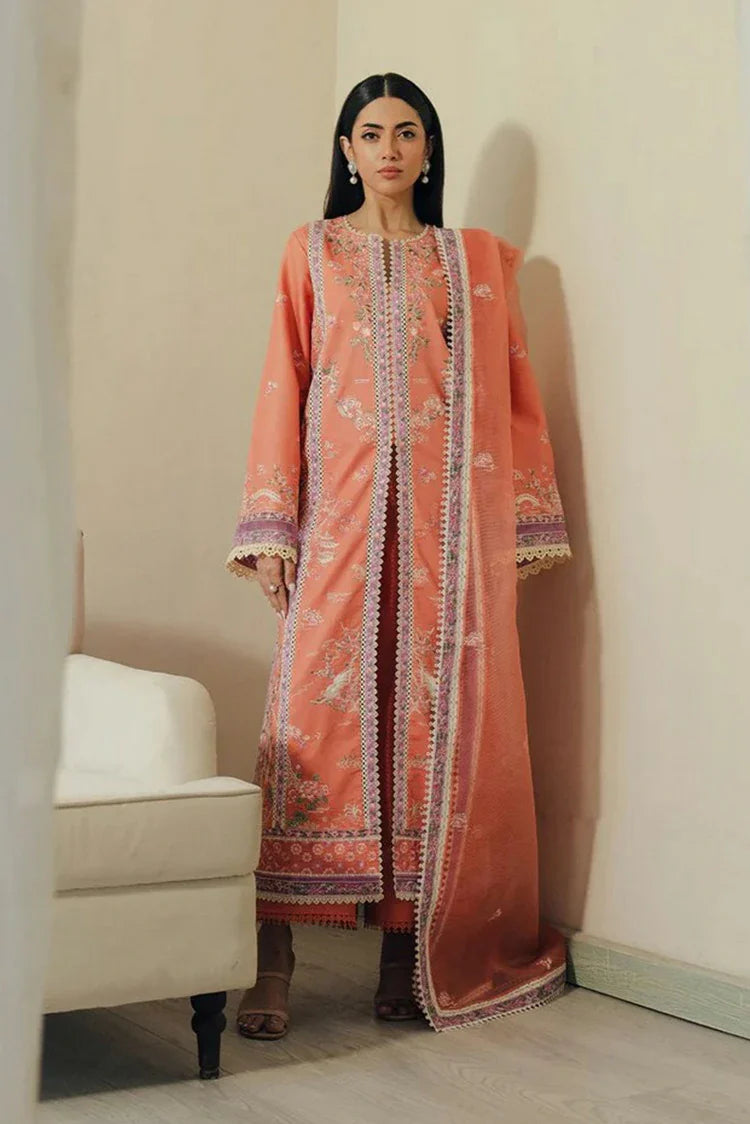 Afrozeh - Daybreak Summer Lawn Collection - 1148-Skyhush - Unstitched