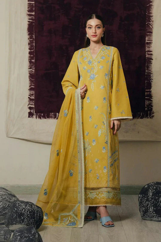 Afrozeh - Daybreak Summer Lawn Collection - 1149-Sunhaze - Unstitched